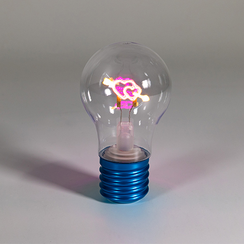 Chargeable filament lamp