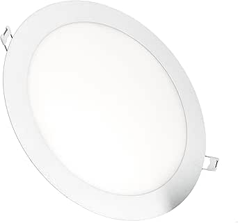 Small LED Panel Light Round Recessed Mounted