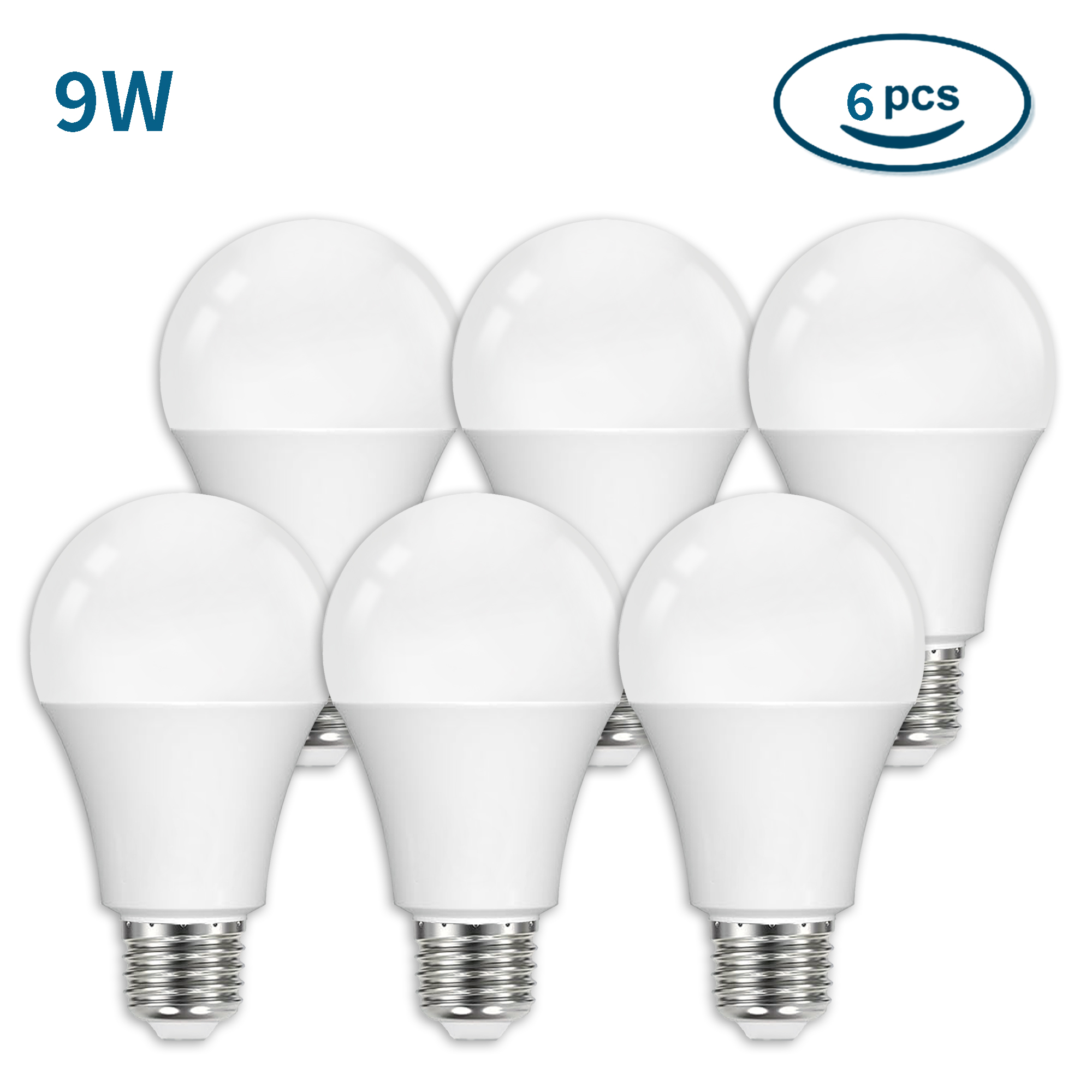 A60-9W E27 LED Bulb AC220-240V with CE-SGS